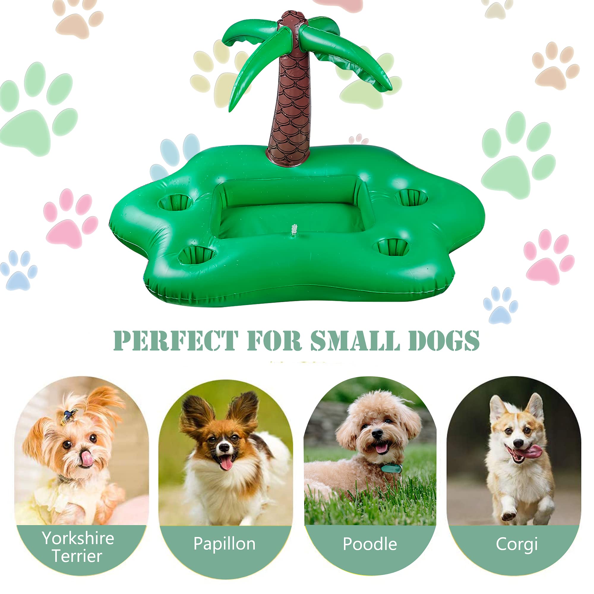 KUCDBUN bola pit perros colores, estimula juego y exploración en el agua