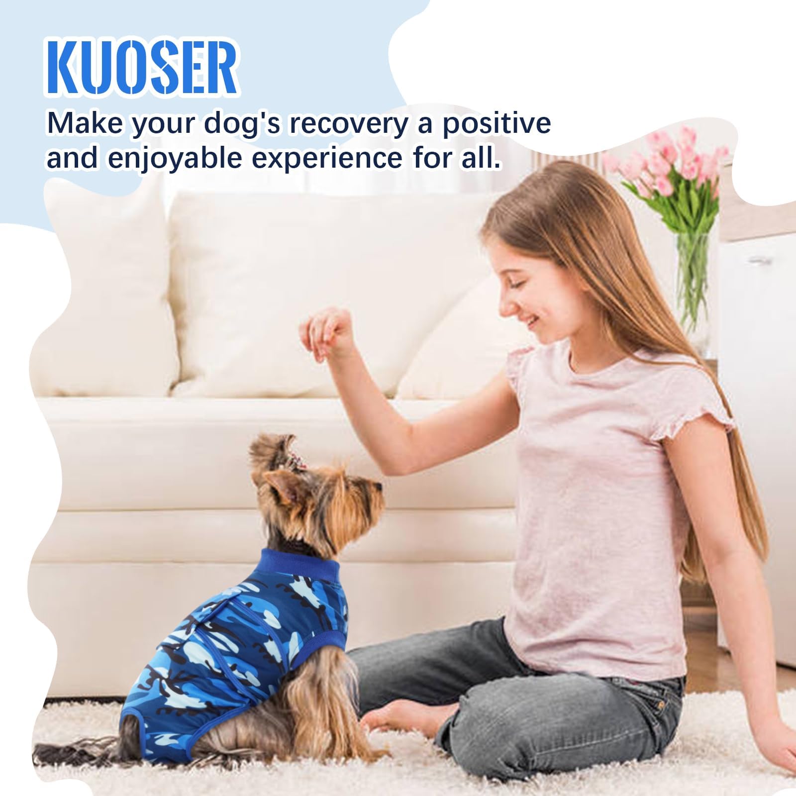 Protección de abdomen Kuoser, cobertura segura durante la recuperación.