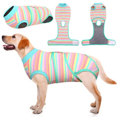 Kuoser mono recuperación perros, diseño cómodo para posoperatorio y evitar lamidos.