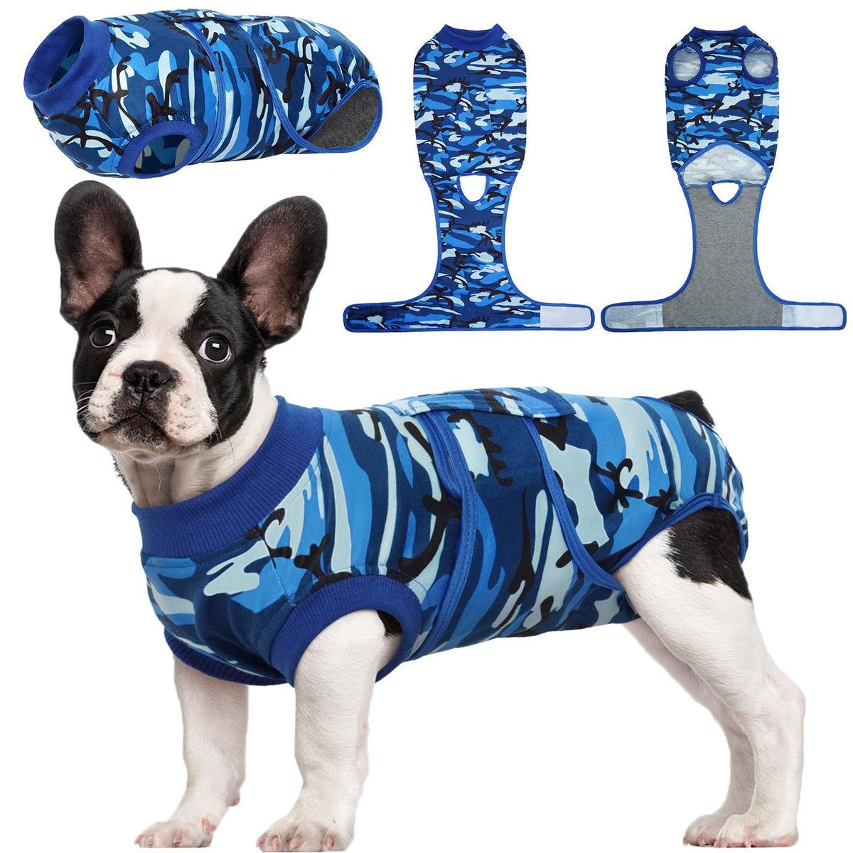 Prenda Kuoser para perros y gatos, recuperación postoperatoria suave y transpirable.