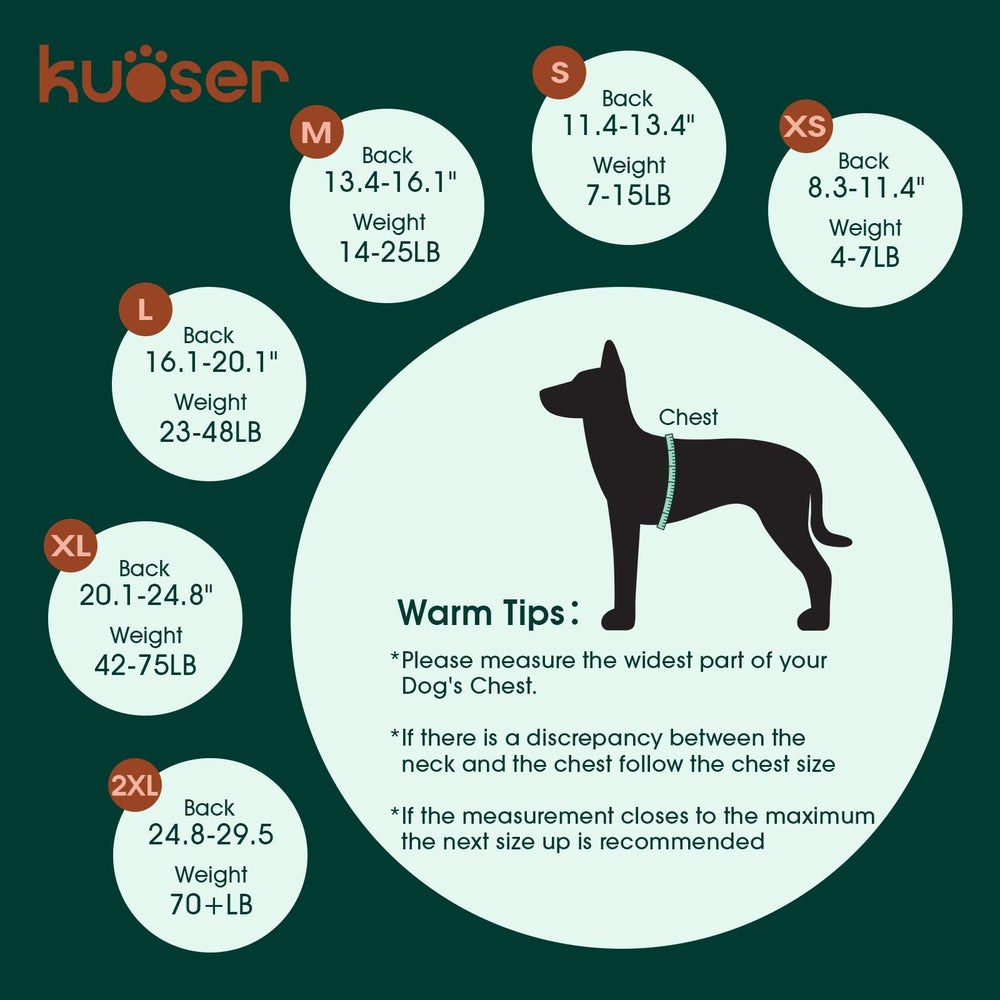 Kuoser traje de recuperación para perros, tela transpirable, mantiene al animal fresco durante la rehabilitación.