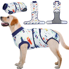 Kuoser Recovery Suit para perros y gatos tras cirugía protege la zona operada sin cono