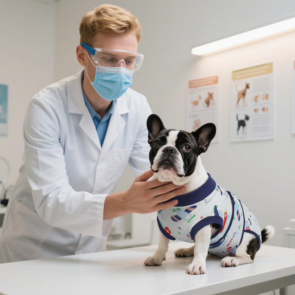 Fácil de poner y quitar con cintas, Kuoser Recovery Suit para mascotas
