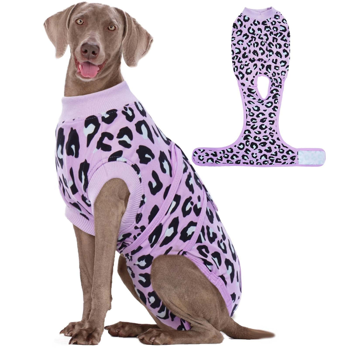 Kuoser mono de recuperación para perro con diseño patentado y ajuste cómodo.