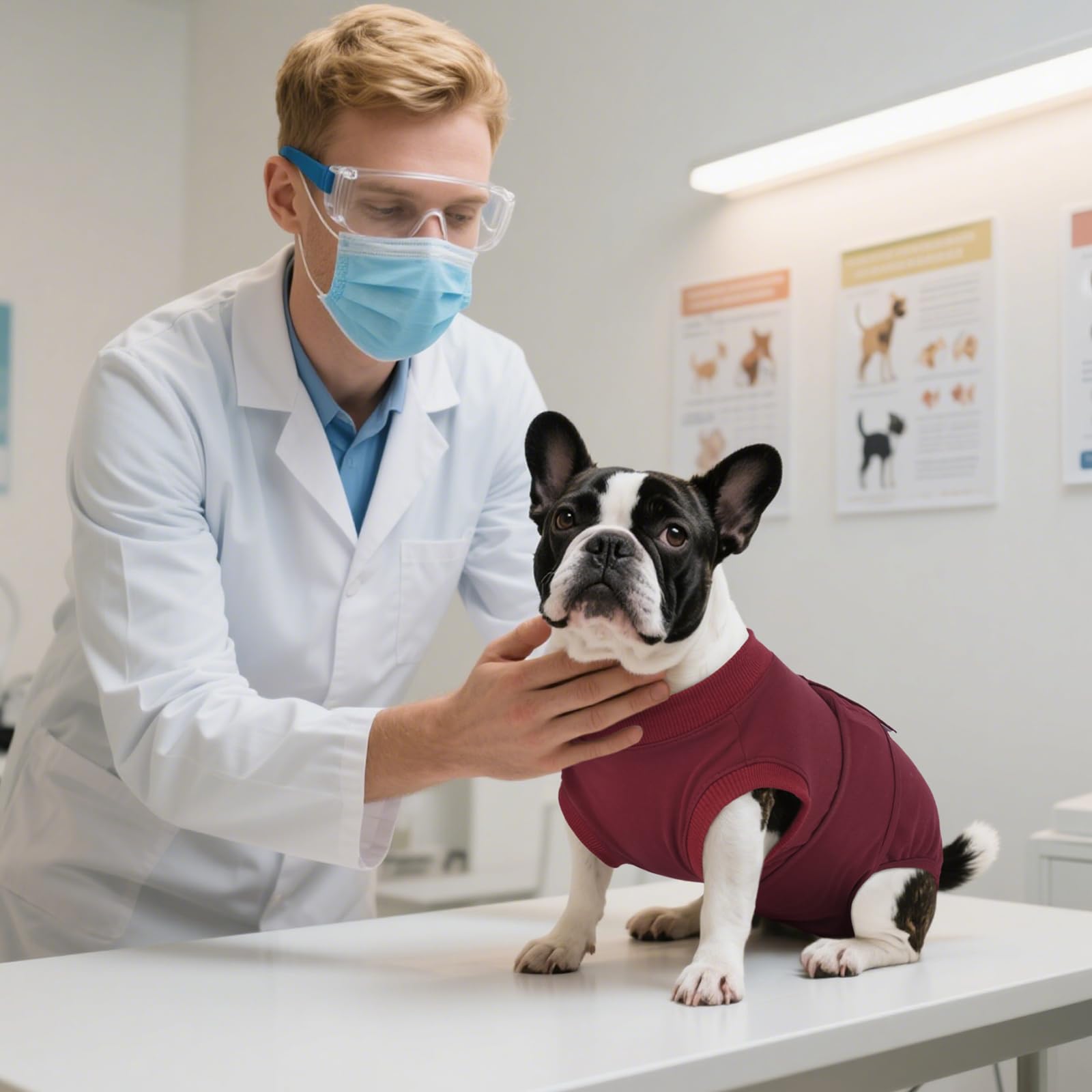 Kuoser traje perro lavable en lavadora, uso diario y limpieza rápida