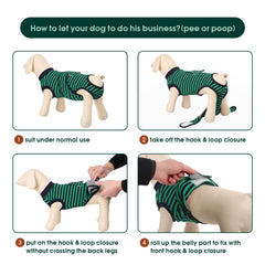 Kuoser uso posoperatorio, ropa práctica para el cuidado diario del perro.