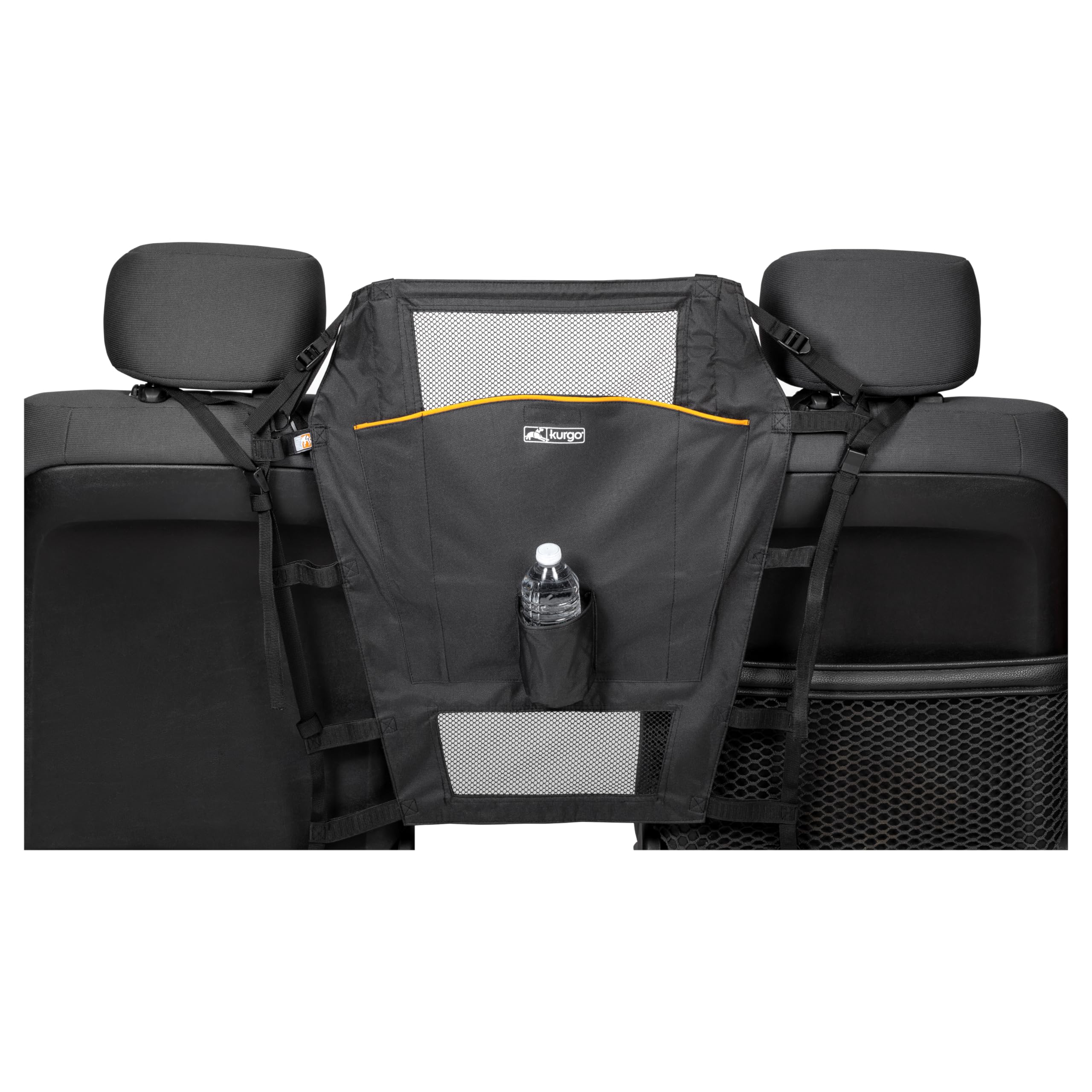 Kurgo barrera de asiento trasero con malla para visibilidad y seguridad