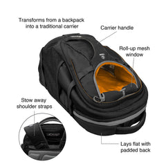 Kurgo G-Train con paneles de malla ventilados para perro, mantiene al animal fresco.