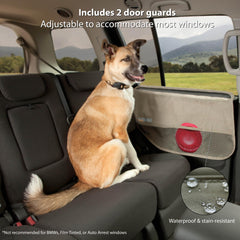 Durabilidad impermeable de Kurgo Rover, fácil de limpiar tras la aventura.