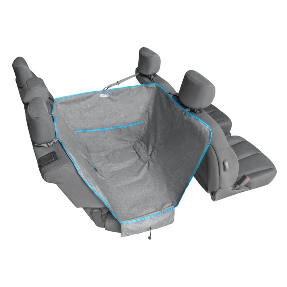 Kurgo semihamaca gris jaspeado protege el asiento contra pelos y derrames