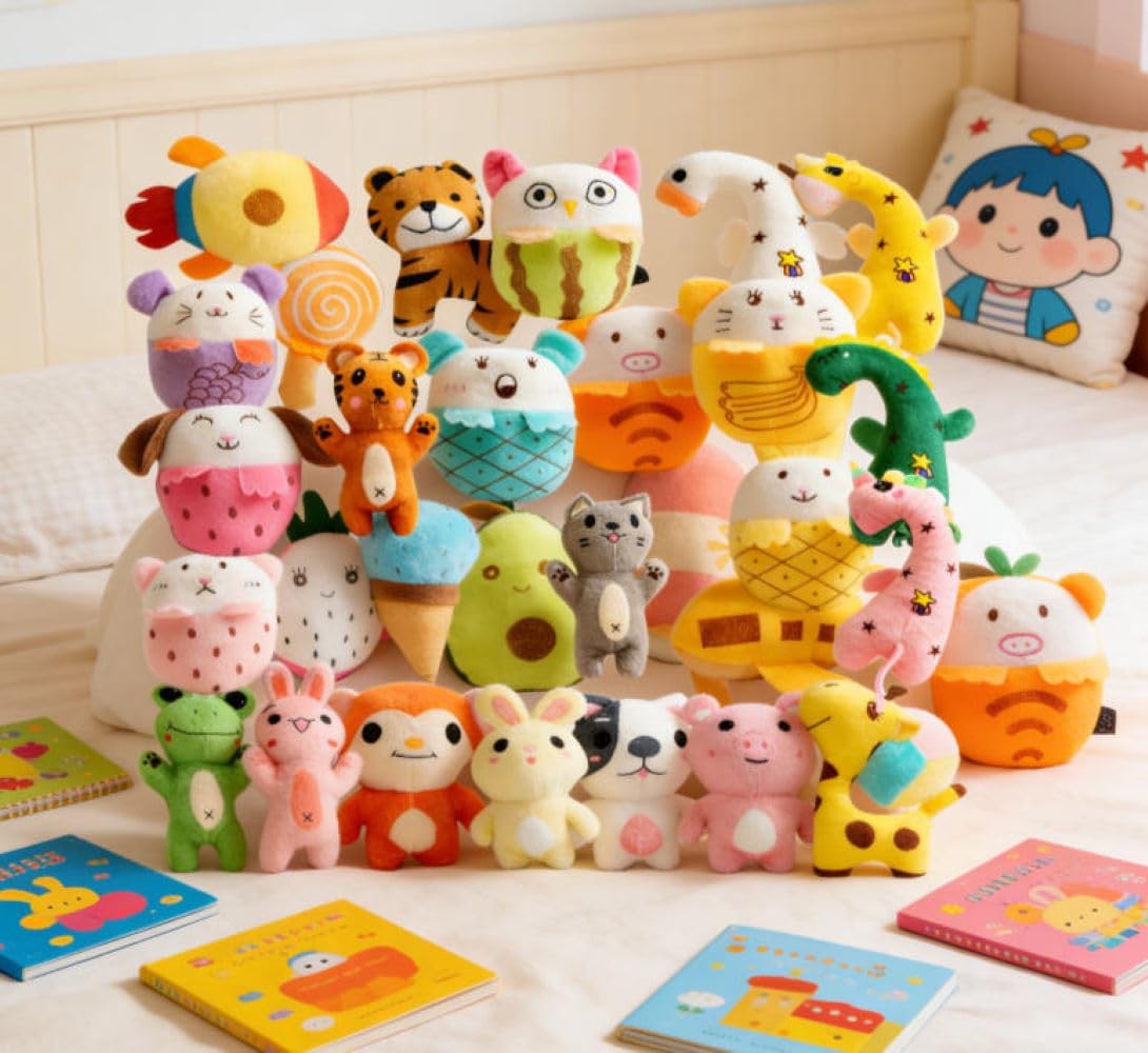 Kyatico-peluches-suaves-durables y lavables para juego diario.