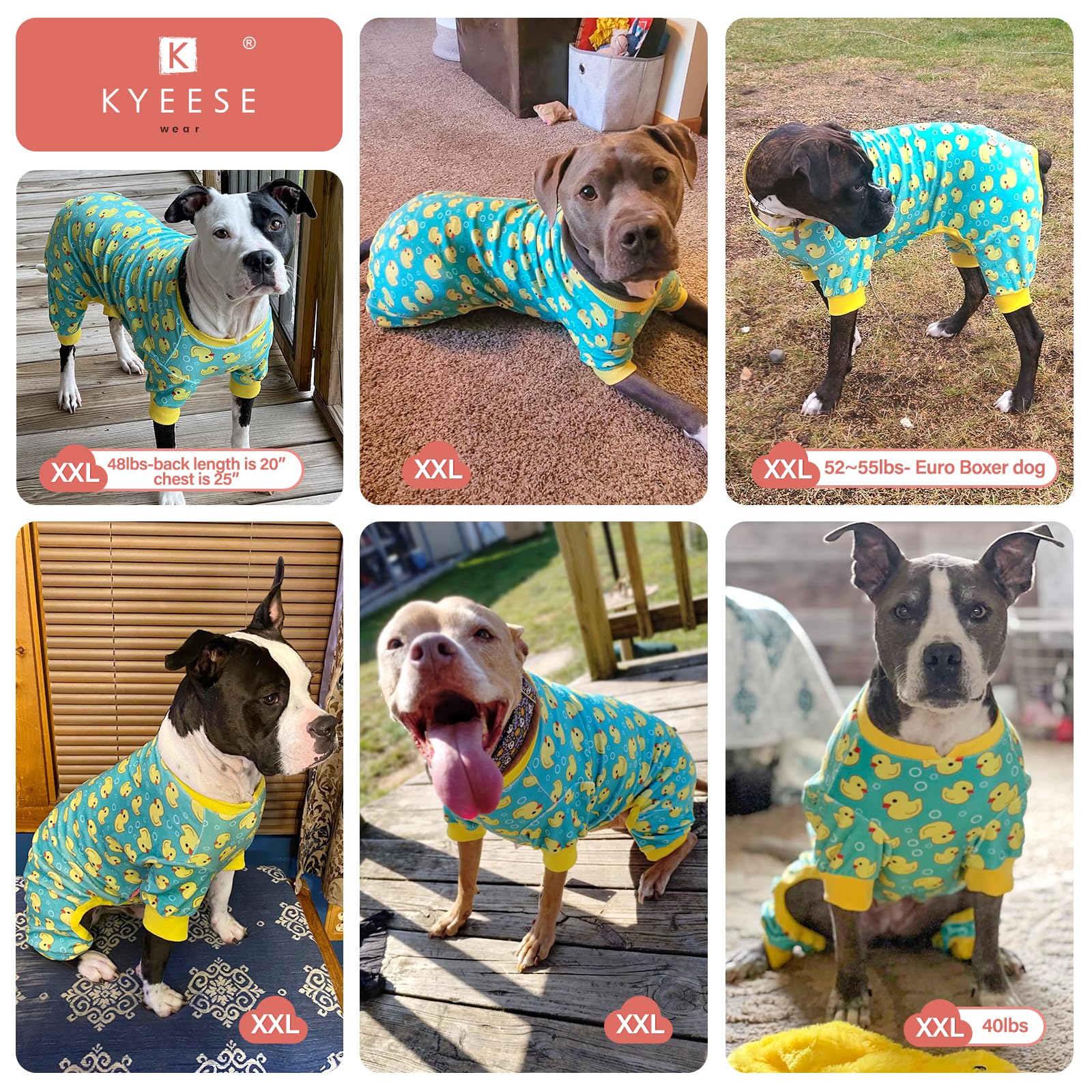 Textura suave del velvet en pijama KYEESE para perro patitos