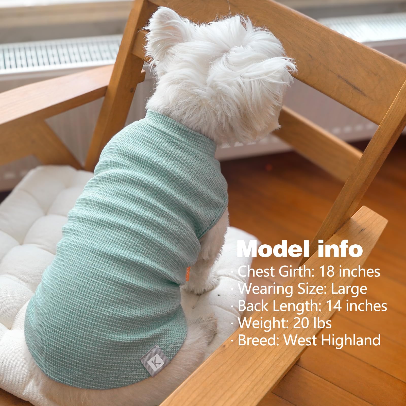 Uso interior: KYEESE camiseta de waffle para estar cómodo en casa.