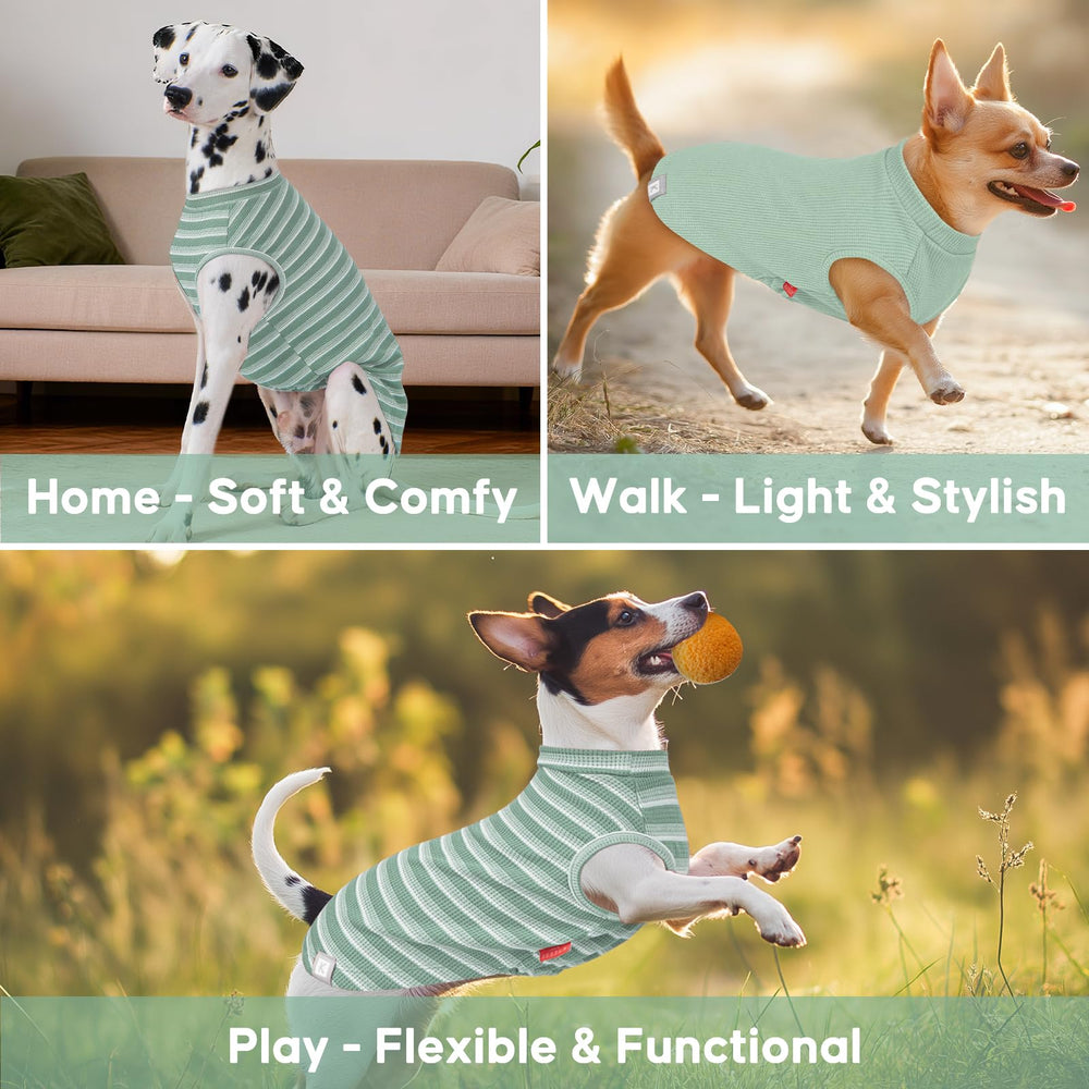 KYEESE camiseta perro lavado fácil: color estable y sin frizz tras lavados.