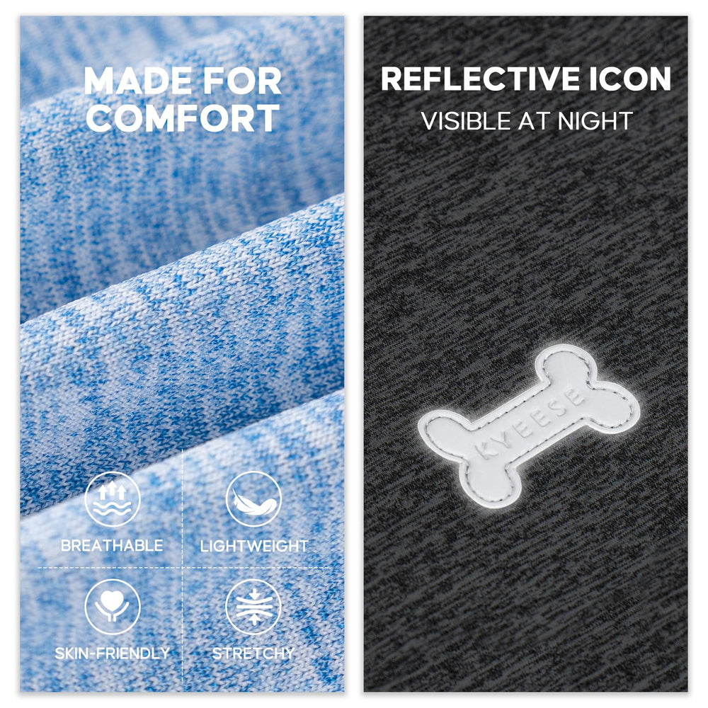 KYEESE camiseta reflectiva para mayor visibilidad en paseos nocturnos.