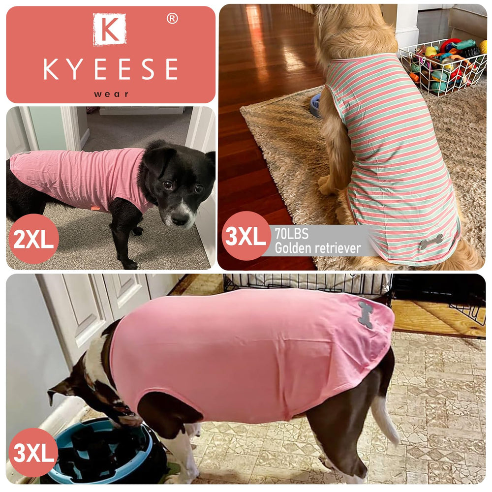 Camisetas KYEESE para perro, lavado a máquina mantiene color y suavidad.