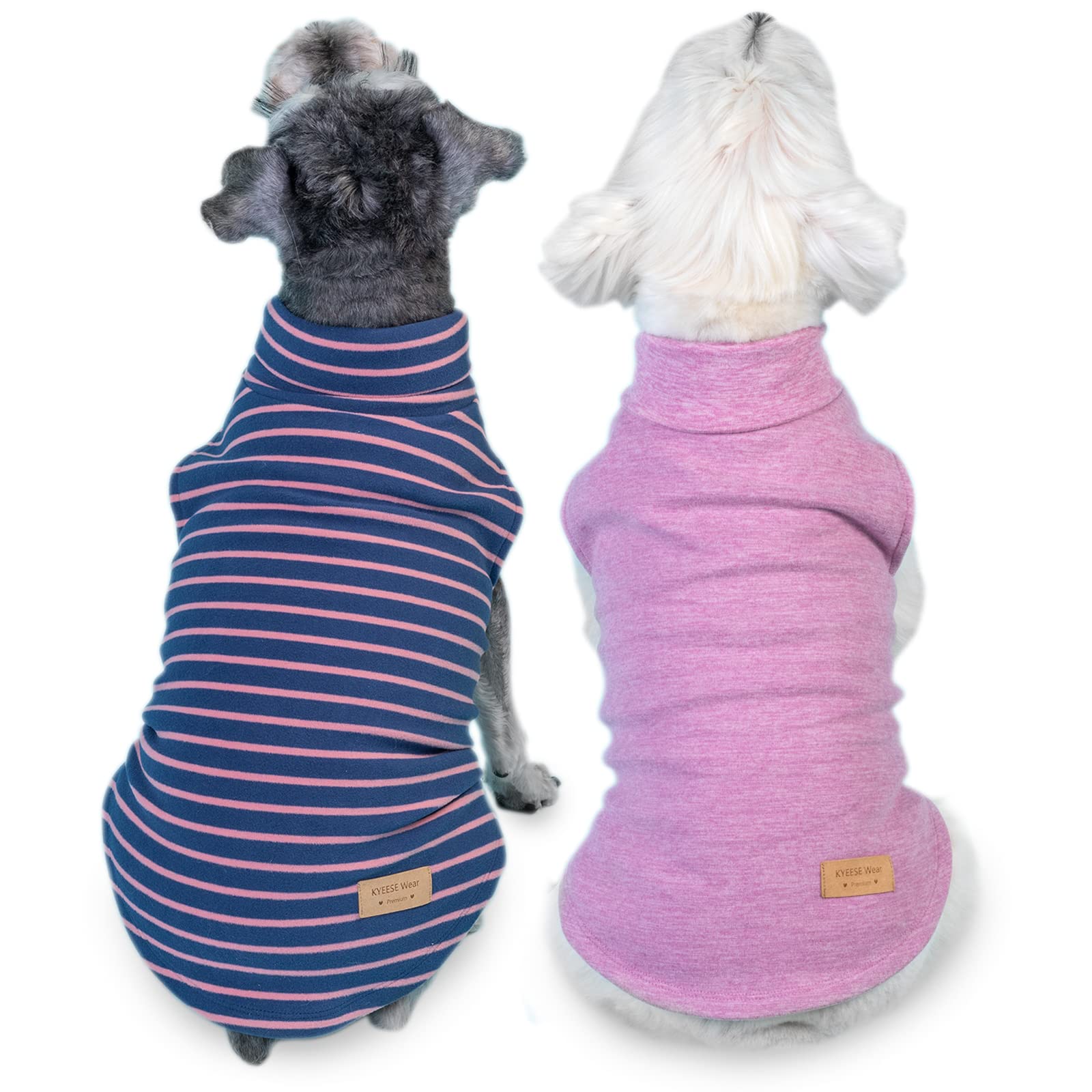 KYEESE doble pack sueter perro frontal para abrigar en salidas frías.