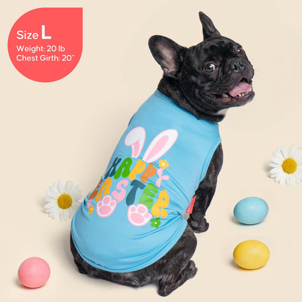 KYEESE paquete de dos camisetas para perros, opción de rotación diaria.
