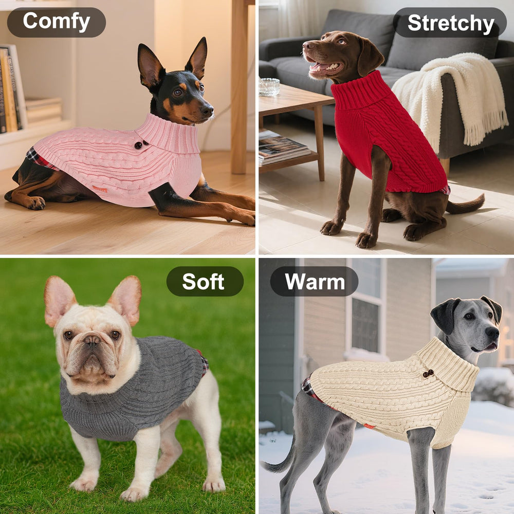 KYEESE suéter para perro pequeño con diseño preppy para uso diario.