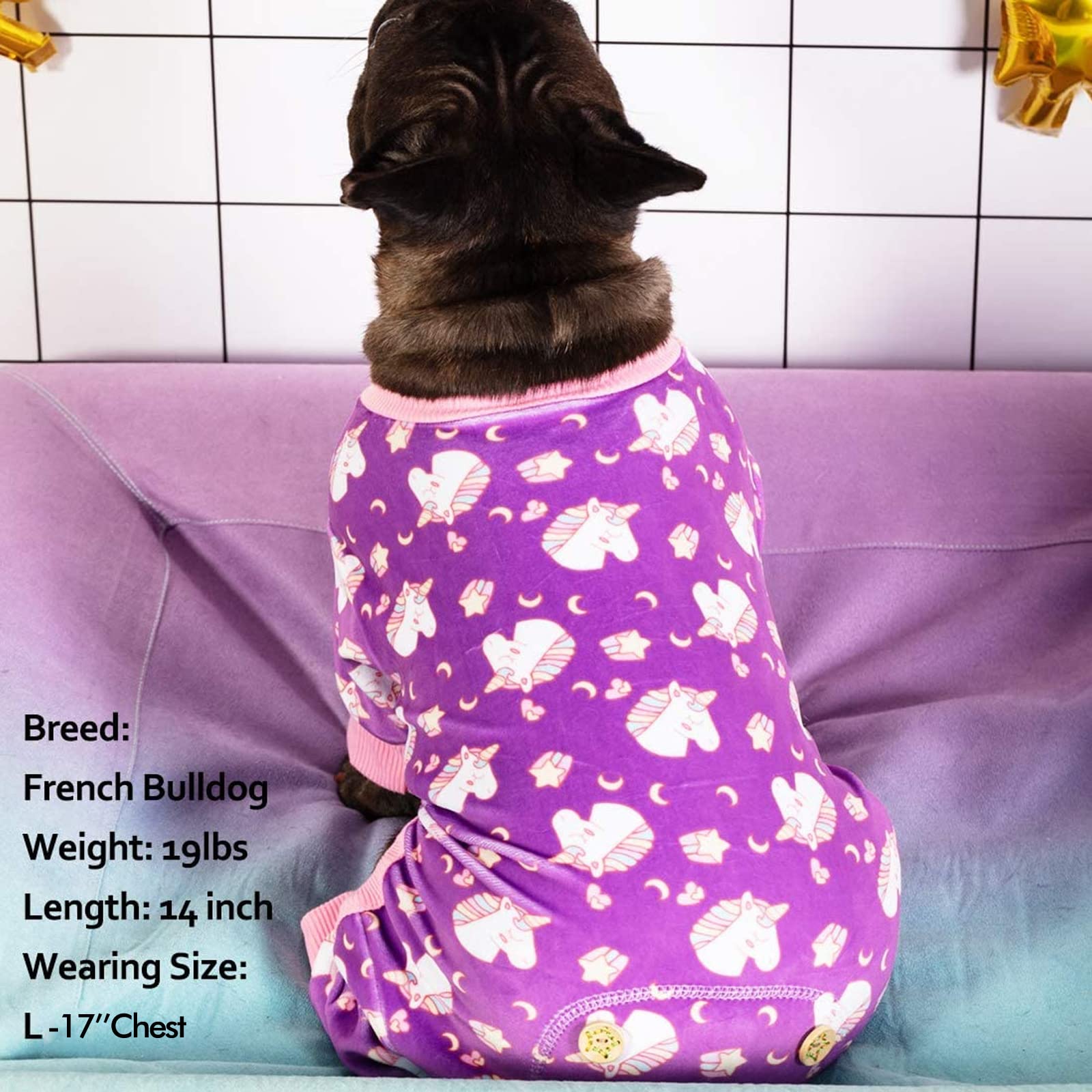 KYEESE pijama diario para perro, ideal para descanso y paseos.