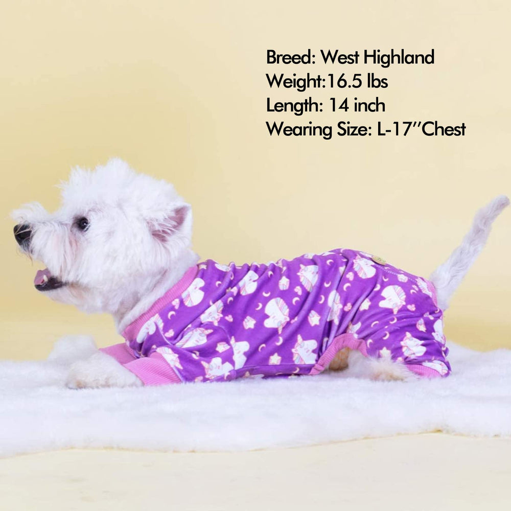 KYEESE pijama de terciopelo para perro, permite movimiento cómodo y flexible.