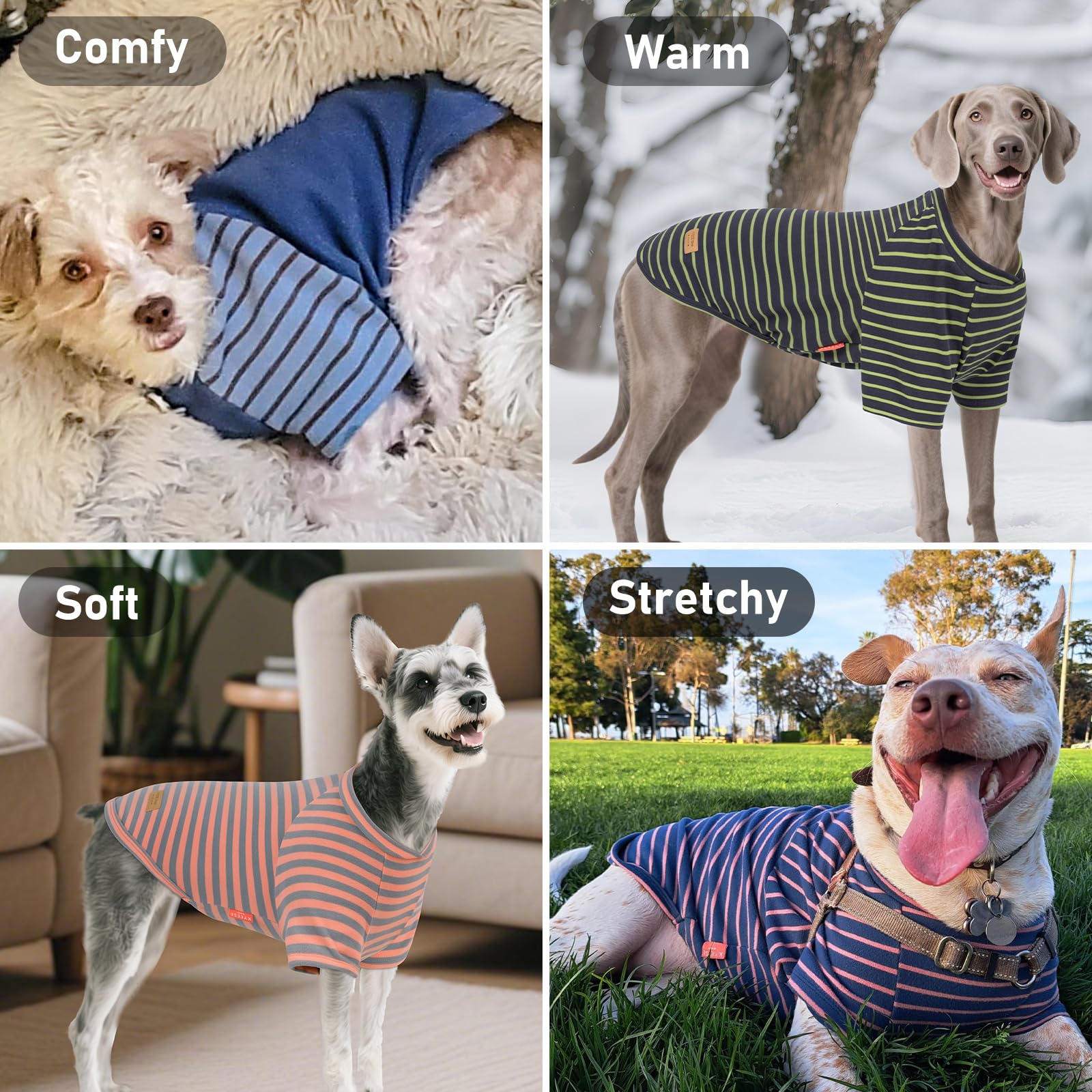 KYEESE suéter canino con dos estilos para variar el aspecto