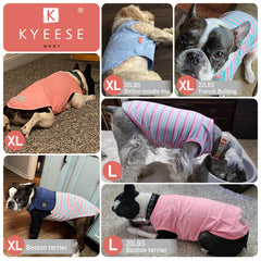 Camiseta KYEESE para perro, tejido suave, frontal, sensación agradable para piel sensible.