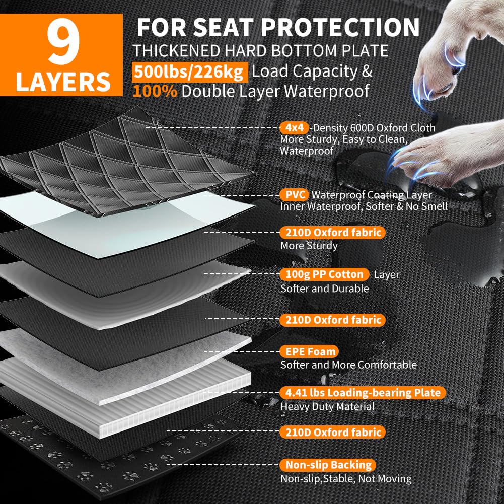 KYG protección total para el asiento trasero