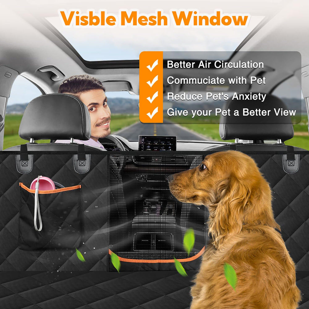 Kytely ventana de malla y bolsillo integrado para mascotas, mejora la ventilación.