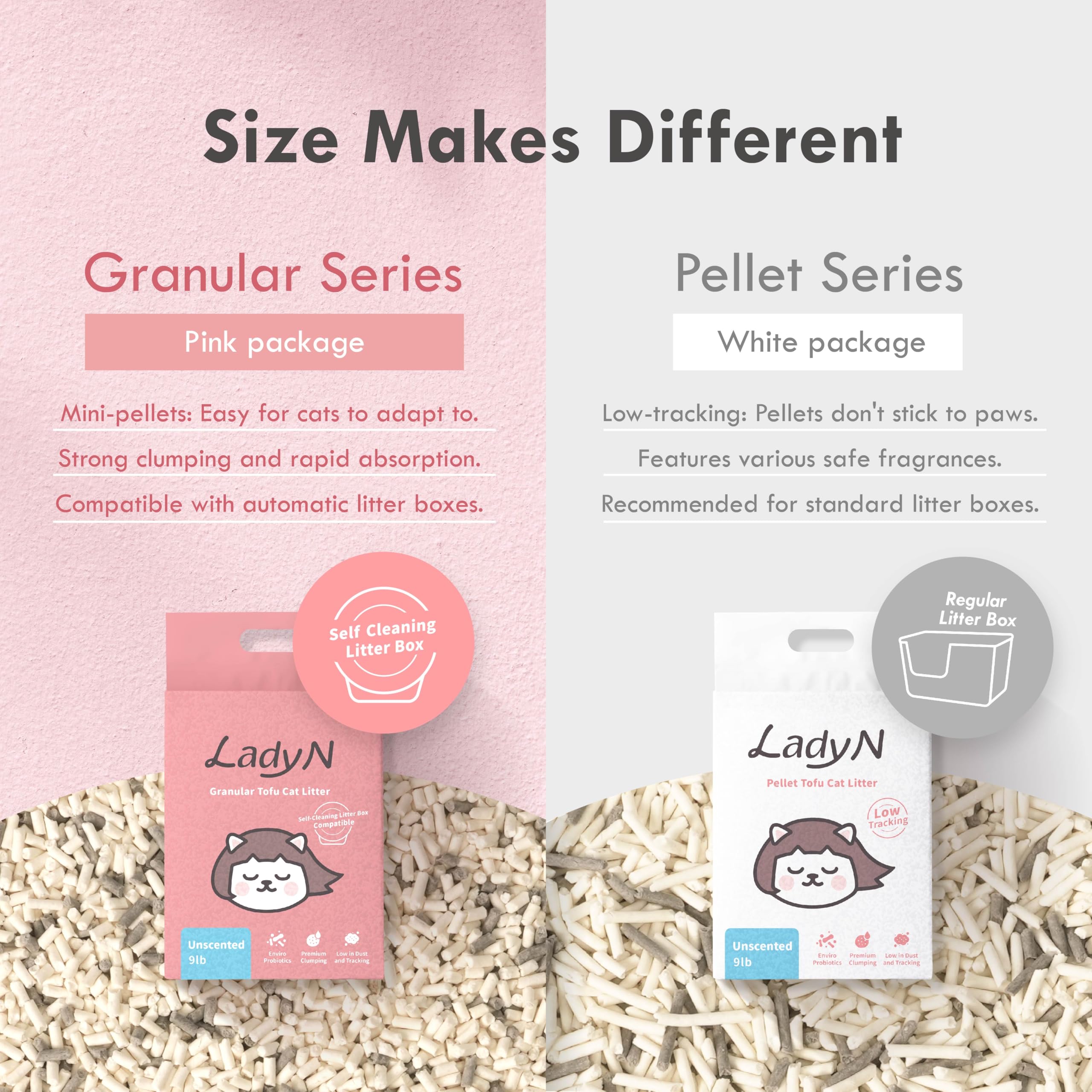 Lady N empaque de 9 libras, solución práctica para hogares