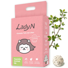 Lady N tofu granular arenero automático: aglomeración rápida para limpieza fácil