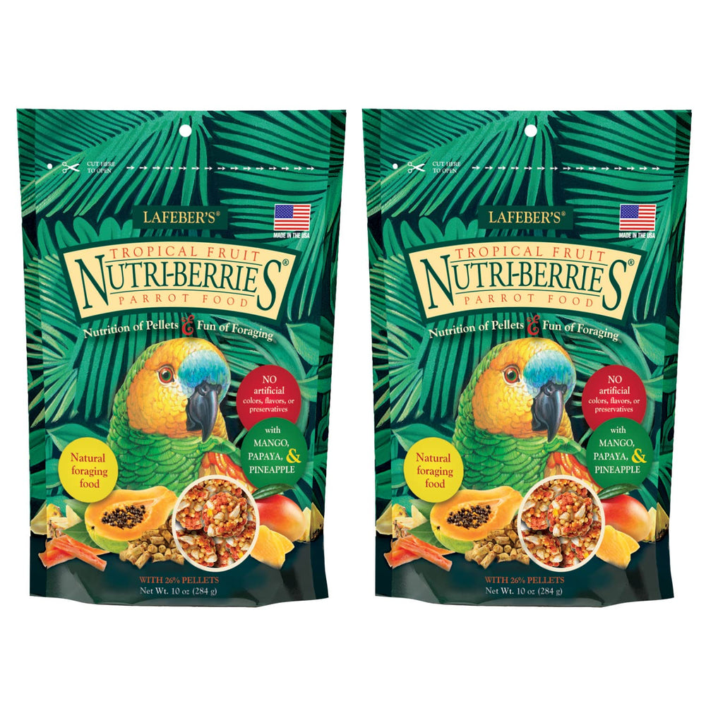 LAFEBER'S Fruta Tropical Nutri-Berries en empaque práctico para pajaros