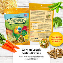 LAFEBER'S Nutri-Berries Garden Veggie, zanahoria, brócoli y guisantes