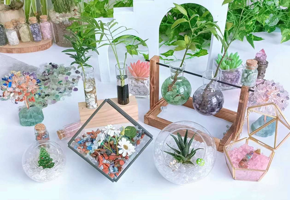 Laidanla cuarzo rosa, ideal para centros de meditación y regalos