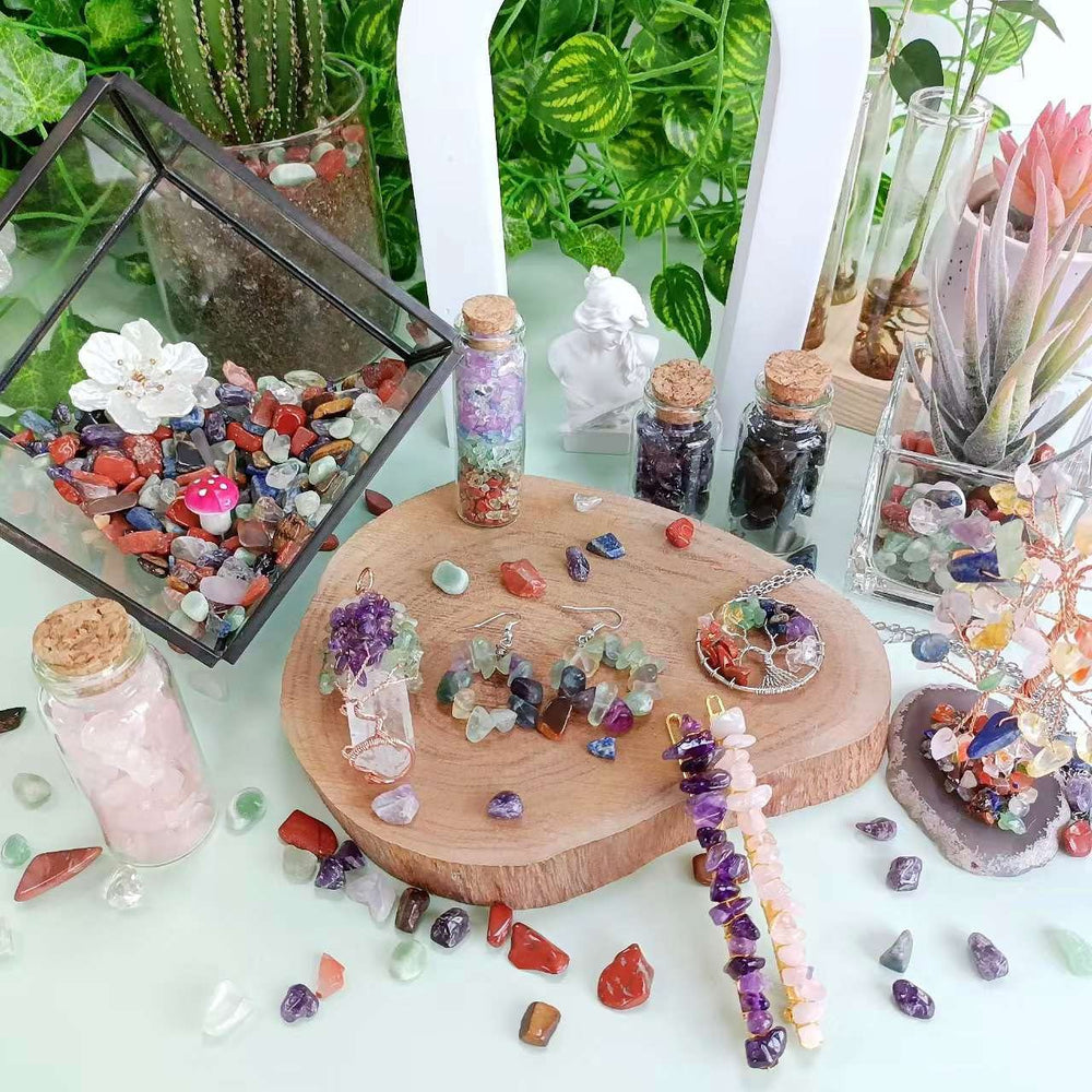 LAIDANLA trocitos de amatista para Reiki y arreglos energéticos.