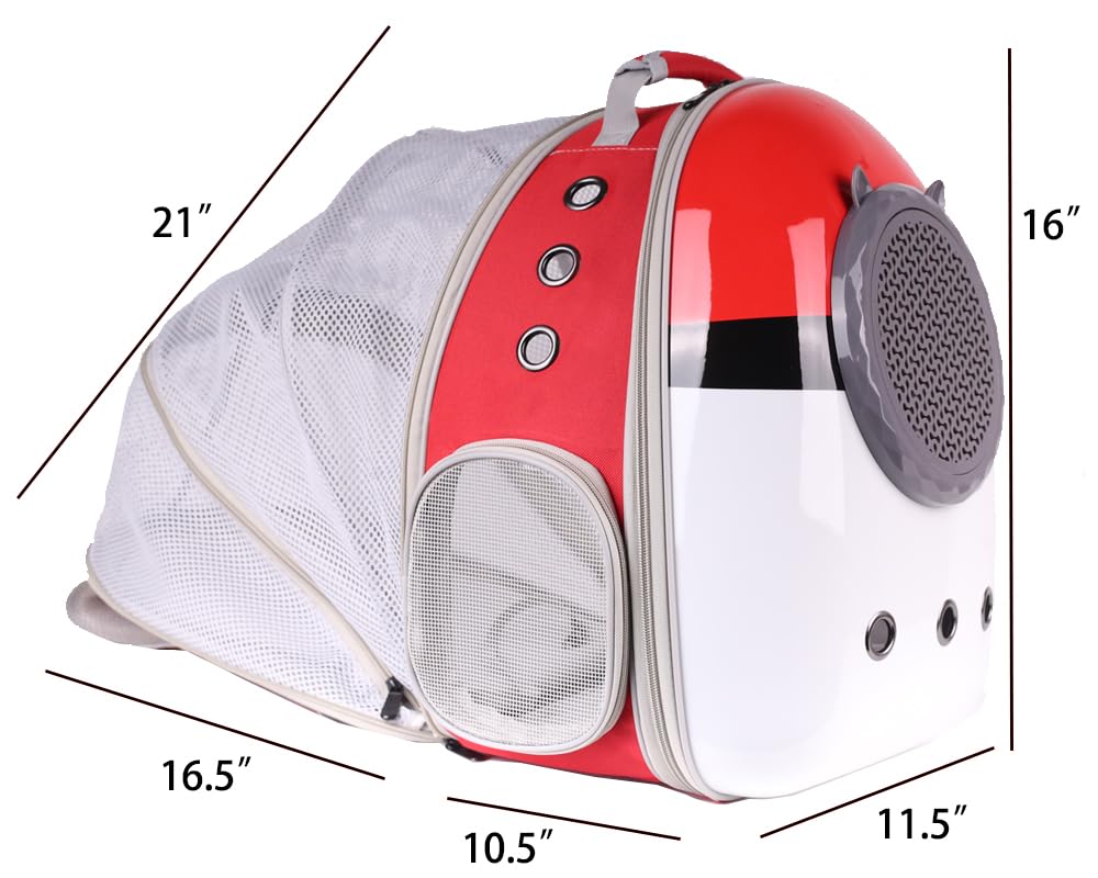 LAIRIES mochila gato con diseño de orejas delanteras
