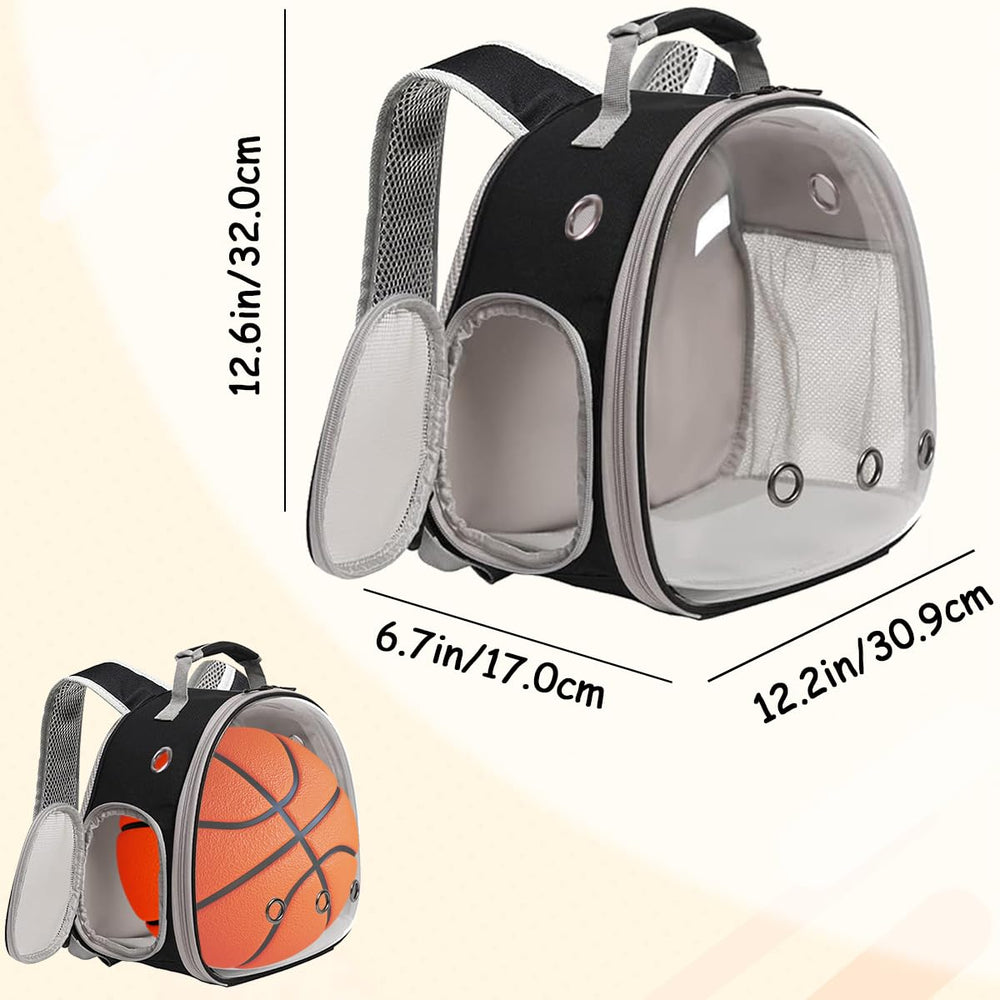 LAIRIES mochila para animales, ventana transparente para seguimiento durante el paseo.