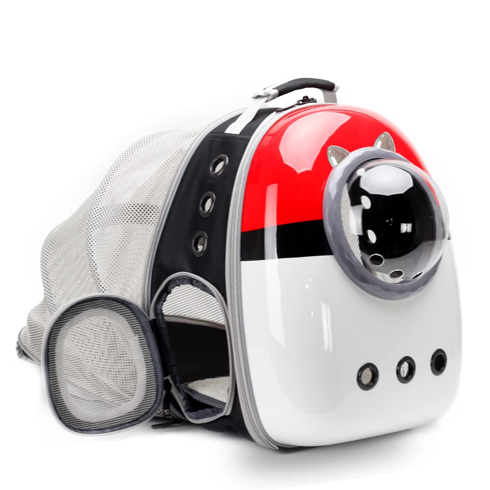 LAIRIES Mochila-gato: ventana burbuja frontal para ver al gato con comodidad