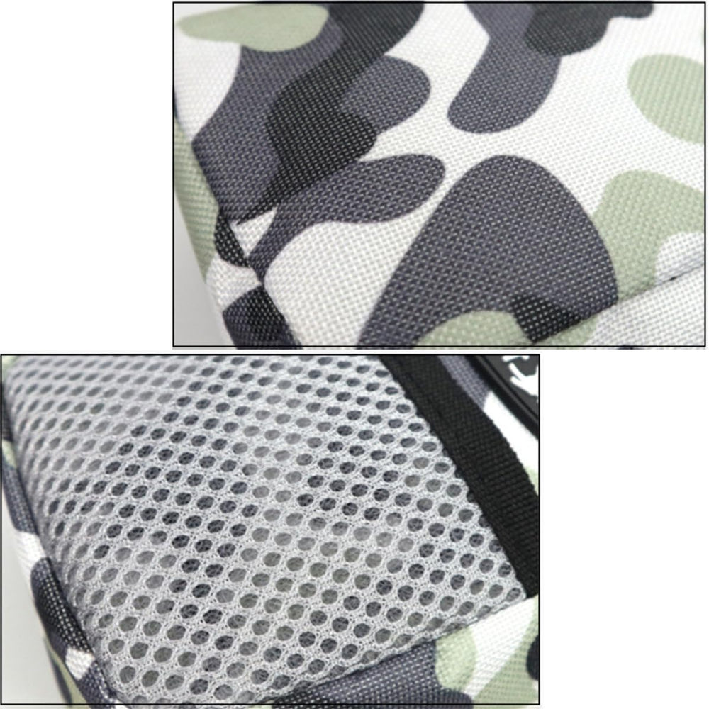 LAIYOHO bolsa camuflada con múltiples compartimentos para snacks y llaves