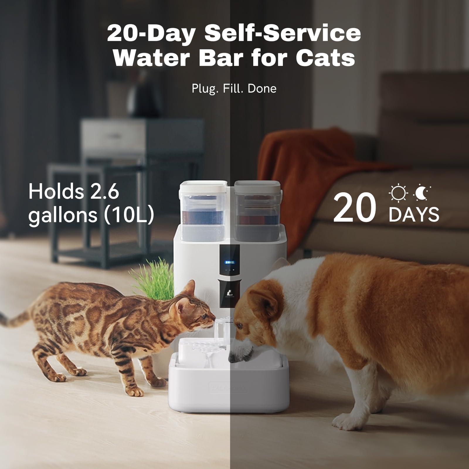 Llenado automático con sensor de nivel en LALAHOME
