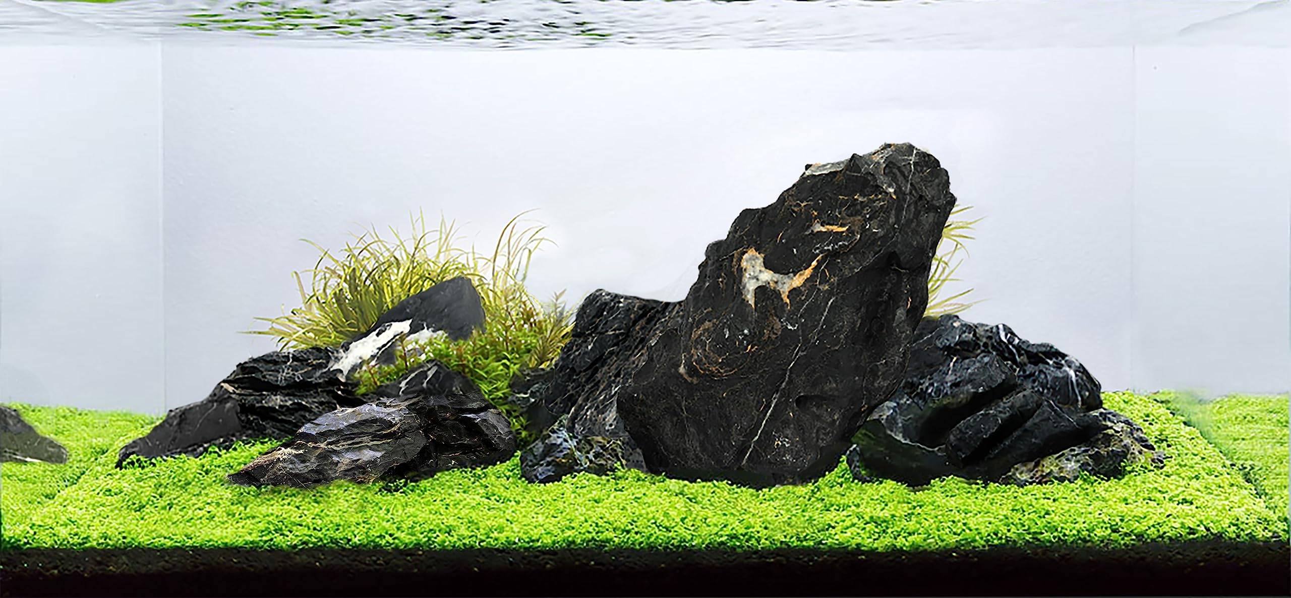 Piedra LANDEN Seiryu oscura ofrece durabilidad frente a erosión en agua.