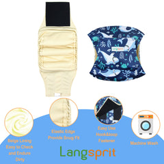 Langsprit lavage en machine bandages chien mâle, entretien facile.