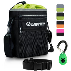 LANNEY bolsa de premios para perros con clip metálico, entrenamiento rápido