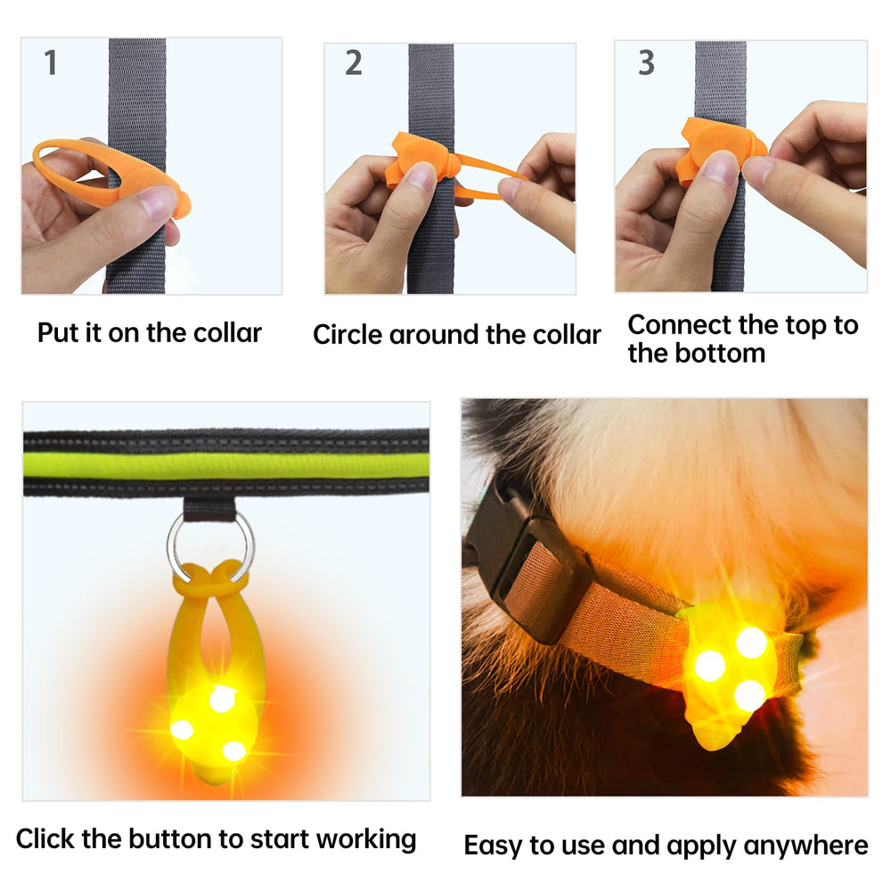 LaRoo Luz naranja, ideal para paseos nocturnos.