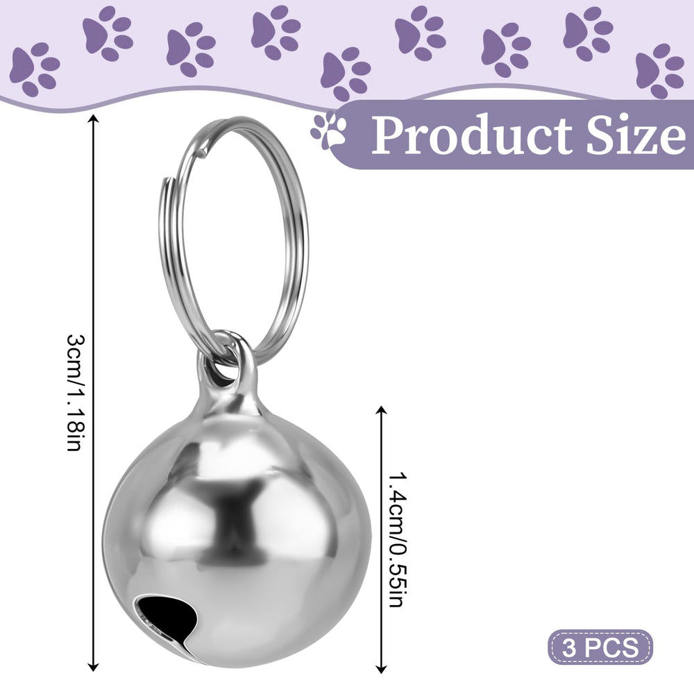 Campana Larrel de 14 mm de diámetro para collar de perro o gato.