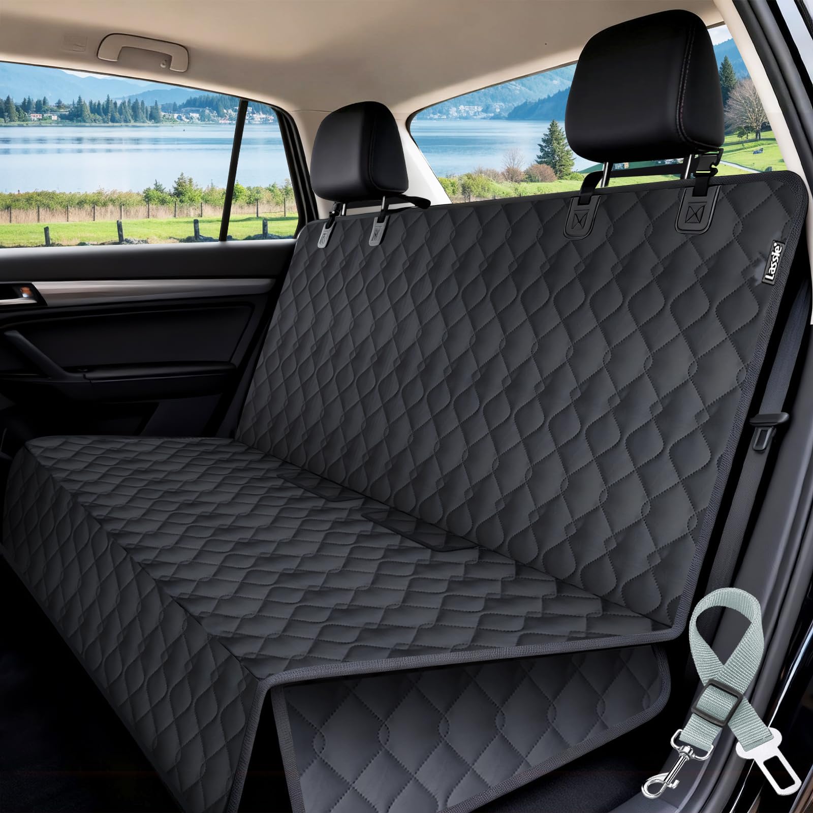 Lassie ajuste universal para coches y SUV mantiene protección constante.