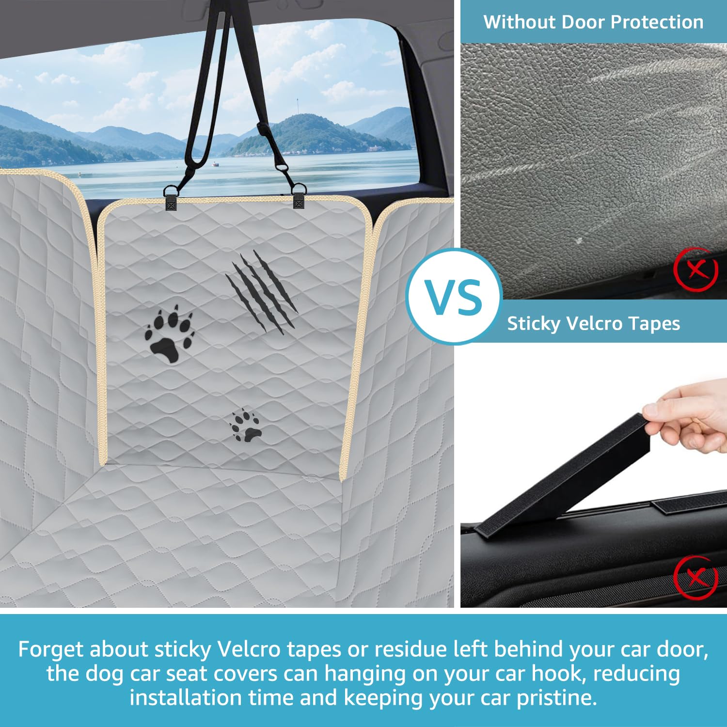 Base antideslizante Lassie mantiene estable la funda durante giros.