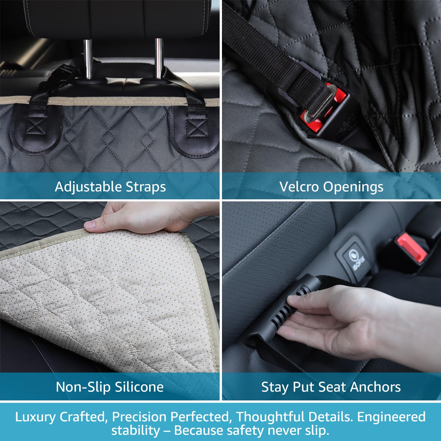 Lassie XL: tejido 600D duradero e impermeable para uso diario.