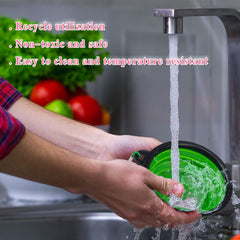 Capacidad de 1.5 tazas (360 ml) para agua o comida.