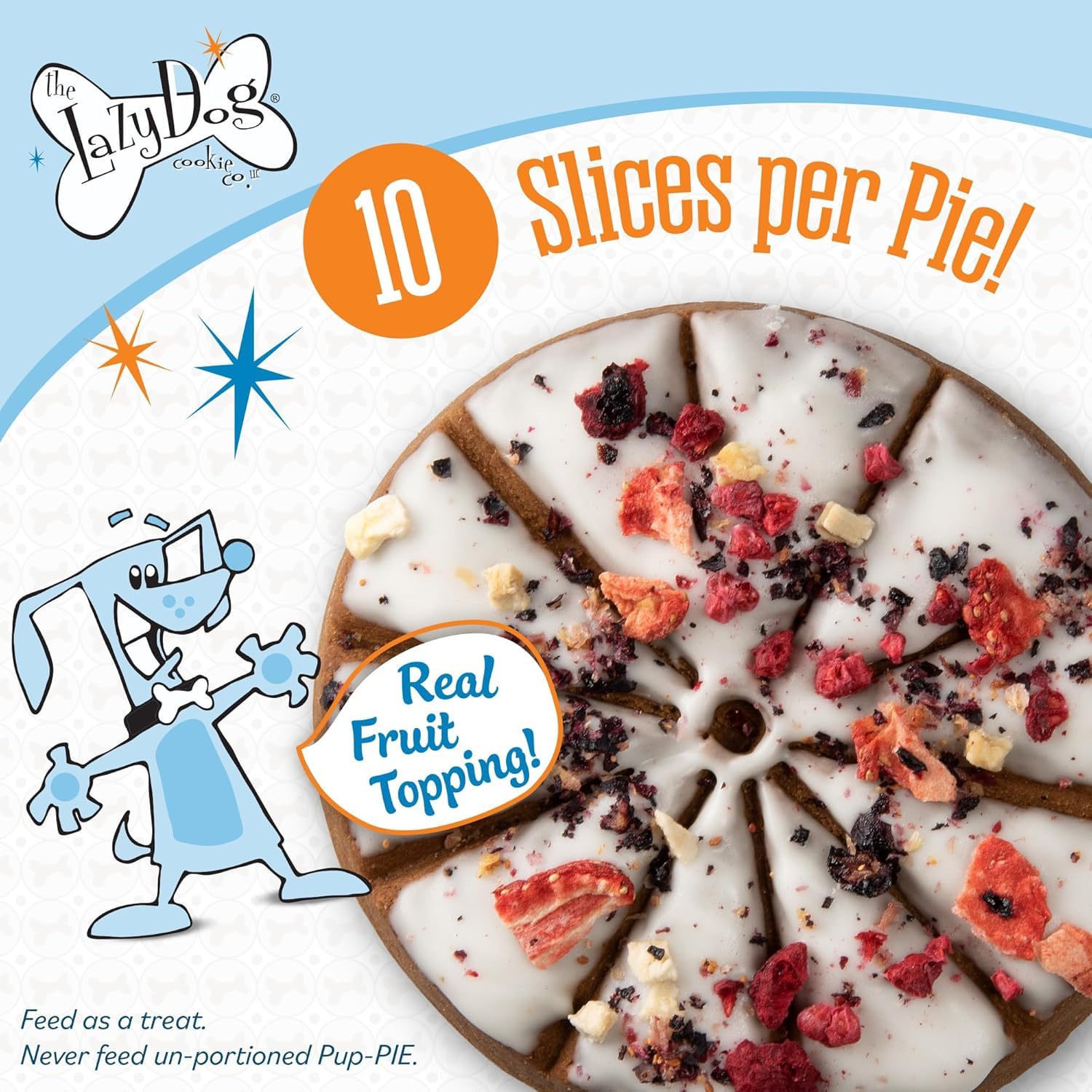 Pup-Pie Ruff You de Lazy Dog, ingredientes naturales para snack saludable